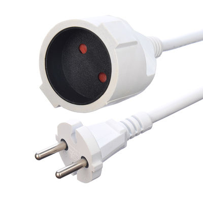 Kabelspecificatie H05VV-F 2x1.0mm2 Network SDK Direct VDE 10A Plug Power Cords Verlengkabels voor huishoudelijke apparaten