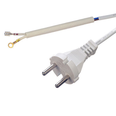 Desktop Computer H05vv Kabel Mit Schukostecker SNI Gecertificeerd Ac Power Cord 2 Pins Eu 1,5m met rubberen jas materiaal