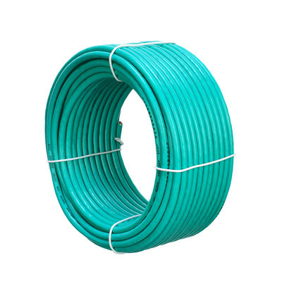 Geïsoleerde groene koperen elektriciteitskabel met PVC-jas Flexible Core Single Core Wire 1*6MM2
