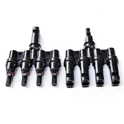 Stranded Conductor Overhead PV Cable Power Connector Socket met fusie waterdicht IP65 PPO-isolatie en geblokkeerd koper