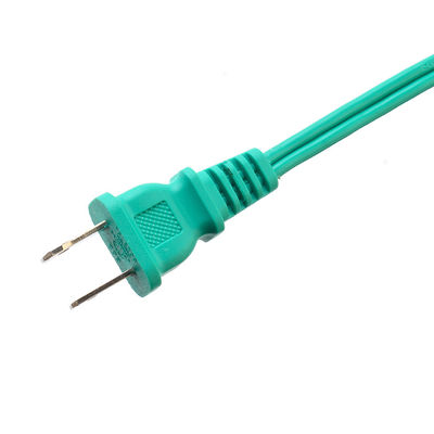 Groen 2 pin laptop aansluiting stroomkabel verlengkabel met isolatie bescherming Nominale spanning 125V