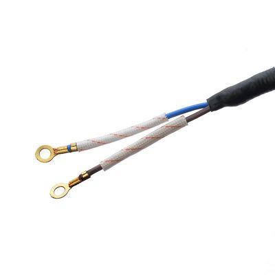 10A/250V PSE 2Pin Plug Power Cord 4.8mm Terminal Wit SNI met langdurig zuurstofvrij bared stranded koper