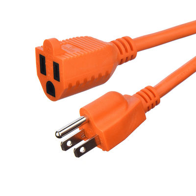 3 Pin 3X16Awg Oranje American Standard ETL Heavy Duty Extension Cord voor elektrische ketel geleider