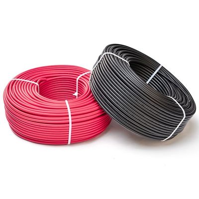 PVC-isolatiemateriaal 6 m2 Dc-kabel voor zonne-energiesysteem met XLPE-mantel en gestreepte geleider