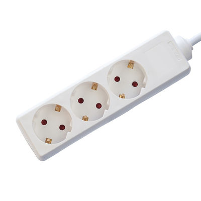 3m 3 Way Universal Extension Cable en Switch Socket voor Multi Plug Power Socket Extension 3*0.75 Wit Optie op maat