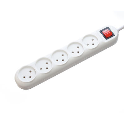 Power Strip Israël Type 5 Pin Multi Socket Plug Extension Cord Customized Support Extended VDE Standard Cable H05vv-f 3g1