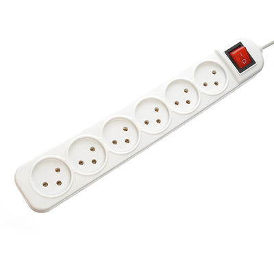 Israël Extension Cord Power Strip met 5 universele stopcontact en uitgebreide stroomkabel 3 Pin Prong Plug Nominale spanning 220V