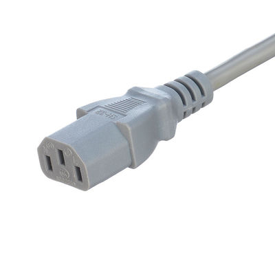 Commerciële kwaliteit CCC-gecertificeerd computerstroomkabel Y Splitter 3C Plug met 2 Way C13 Plug Socket 16a 3pin