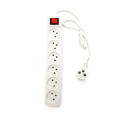 Israël Extension Cord Power Strip met 5 universele stopcontact en uitgebreide stroomkabel 3 Pin Prong Plug Nominale spanning 220V