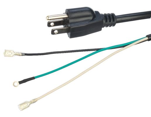 Stroomkabels Verlengkabels ETL Standaard stroomkabel BROWN Lengte 5FT/OEM Zwart Plug Socket 2 Pin Stroomkabel voor huishoudelijk apparaat
