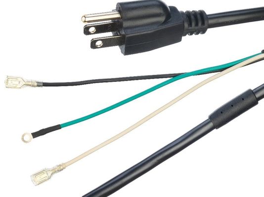 Stroomkabels Verlengkabels ETL Standaard stroomkabel BROWN Lengte 5FT/OEM Zwart Plug Socket 2 Pin Stroomkabel voor huishoudelijk apparaat