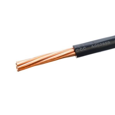 VDE H07V-R 450/750V Zwarte enkelkerndraad Solid Stranded Copper Conductor voor huishoudelijke apparaten Elektriciteitskabel