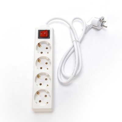 3x4 Power Cable Extension Cord Universal Socket 4 Gang Electric Extension Sockets met SDK Network en 220V Nominale Spanning