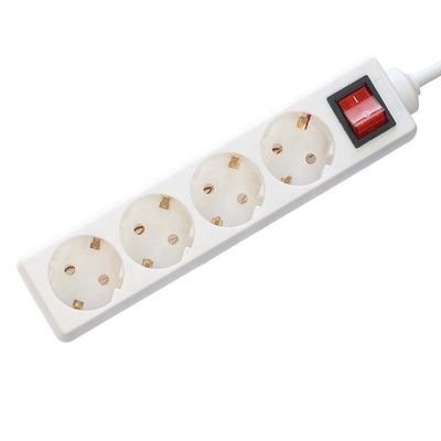 5 Gang Extension Socket 3x1.5mm2x5m VDE Flexible Cable Power Strip met kinderbescherming en 10/16A nominale stroom