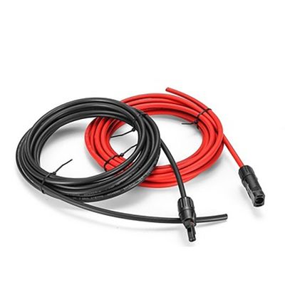 PV-zonne-DC-kabel 1m 2m 3m 4m PV-kabelconnector Zonne-kabeldraad PV-afdelingconnector 10 AWG Zonne-draad 10 mm voor overhead