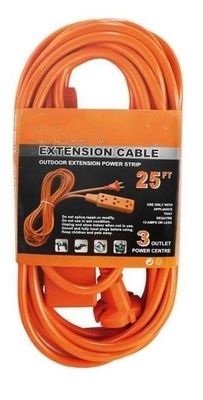 Zuurstofvrij, bared stranded koperen geleider materiaal overspanningsbeschermer Power Strip Orange Euro 2 Round Pin Plug SJT 2/16AWG