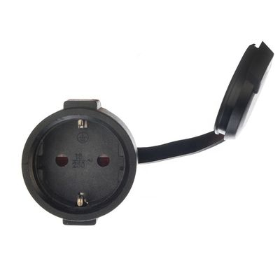 Buitenverlengingssnoer Euro 16A/250V Rechte 3-pinnige stekker zware aansluiting met 2 polen waterdicht stopcontact H07RN-F 3X1.5MM2