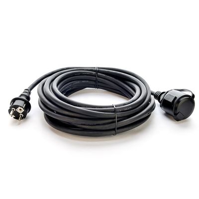 Buitenverlengingskabel 3x1.5mm2 Stroomkabel 220v Stroomkabel met 2 polen waterdicht stopcontact Standaardaansluiting 16A/250V
