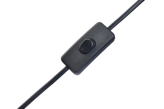 2.5A 2 Pin Plug Power Cords Zwarte ketelplug met connector of stopcontact zuurstofvrij, met een bared stranded koperen geleider