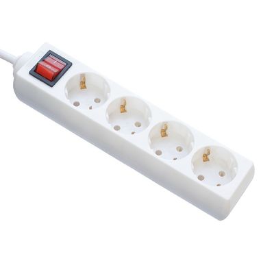 1m 2m 3m Europese stekkeradapter met 4 stopcontacten H05VV-F 3x1.5mm2 stroomkabel Eu Plug 16A voor elektrische stekker
