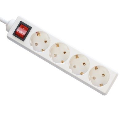 1m 2m 3m Europese stekkeradapter met 4 stopcontacten H05VV-F 3x1.5mm2 stroomkabel Eu Plug 16A voor elektrische stekker