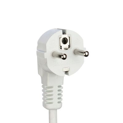 Zuurstofvrij, kaal, streng koper 2XC13 Vrouwelijk, wit, Y-type Splitter Power Cord 250V/16A Power Extension Cord VDE Goedgekeurd