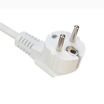 Zuurstofvrij, kaal, streng koper 2XC13 Vrouwelijk, wit, Y-type Splitter Power Cord 250V/16A Power Extension Cord VDE Goedgekeurd