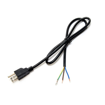 Kabelspecificatie 16/14/18AWG ETL Standaard stroomkabels voor laptop 15A NEMA-15P 3 fase Plug Power Cord Maker