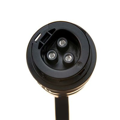Zwarte 16awg BC01 en 220v 10m zonne-uitbreidingskabel IMQ Standard 3 Prong US Power Cord Oxygen Free Bared Stranded Copper