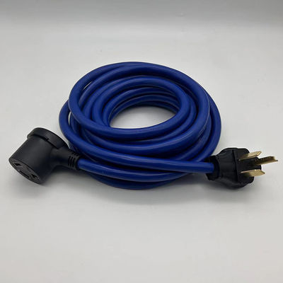 20A 110V Elektriciteitskabel en verlengkabel 50 Amp Rv Verlengkabel Zwaar Draagbare Nema 3 Pin 10-50P Plug STJW 3/14 3/12 3/10 AWG 10-50
