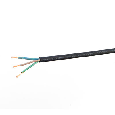 VDE-standaard 16A/250V H07rn-f stroomkabel voor huishoudelijke apparaten 2-kern- of 3-fase stroomkabel H05 Rr binnen normale secties