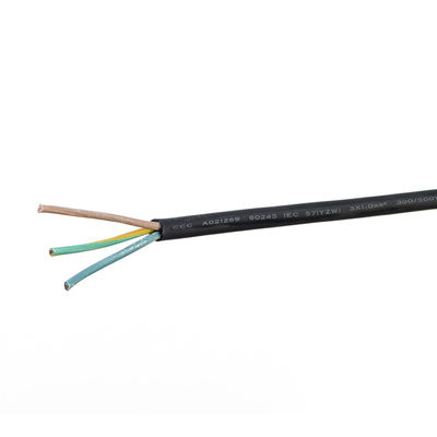 VDE-standaard 16A/250V H07rn-f stroomkabel voor huishoudelijke apparaten 2-kern- of 3-fase stroomkabel H05 Rr binnen normale secties