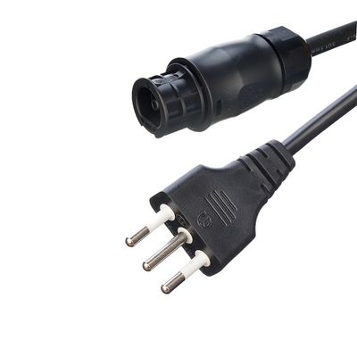 Balkon fotovoltaïsch systeem Rubber Isolation AC Power Cord H07RN-F IMQ 3pin Plug met Betteri BC01 IP68 connector