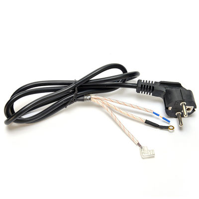 Aanpassing voor Indonesië SNI Power Cord Extension Cord 1.8M/ OEM End Treatment Heat Shrink Tube en Glasvezel Tube
