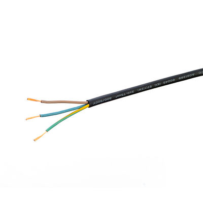 VDE-standaard 16A/250V H07rn-f stroomkabel voor huishoudelijke apparaten 2-kern- of 3-fase stroomkabel H05 Rr binnen normale secties