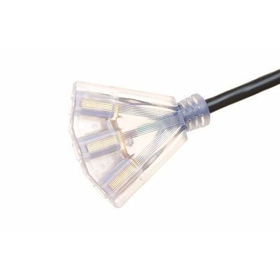 ETL goedgekeurde zware 10 ft lange 12 gauge verlengkabels 50 ft 2 prong lichtkabel NEMA Man NEMA Vrouw US 3-prong