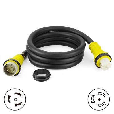 Marine Shore Power Cord SS2-50 Man tot Vrouw 50A 125V/250V 100FT 6FT/8FT/10FT/12FT/25FT Lengte Kopergeleidermateriaal