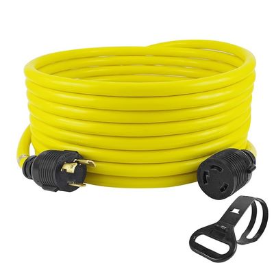 30A nominale stroom wisselstroom stopcontact stroomverlengkabel voor vaatwasser 250V NEMA L6-30P tot L6-30R