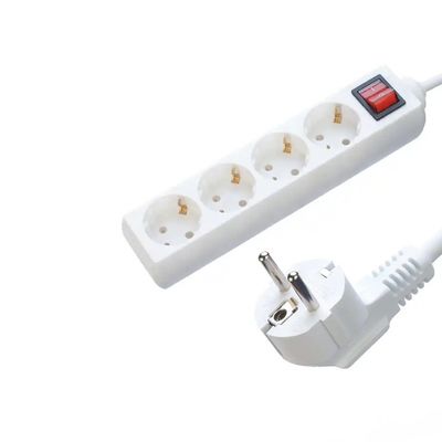 250V verlengsnoer universele stopcontact 3M 5M kabel 4-gat stroomstrook 3x4 stroomkabel 16A voor meerdere stopcontacten en apparaten