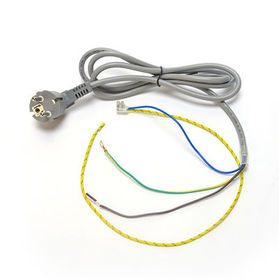Stroomkabel Eu Plug met open eind gestript ringen H05vv-f 3g1.0mm2 Cee7/7 Euro stroomkabel 1.5mm en standaard aarding