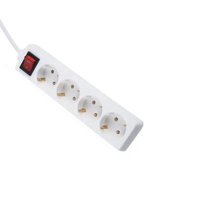 250V verlengsnoer universele stopcontact 3M 5M kabel 4-gat stroomstrook 3x4 stroomkabel 16A voor meerdere stopcontacten en apparaten