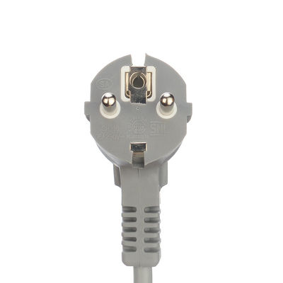 Stroomkabel Eu Plug met open eind gestript ringen H05vv-f 3g1.0mm2 Cee7/7 Euro stroomkabel 1.5mm en standaard aarding