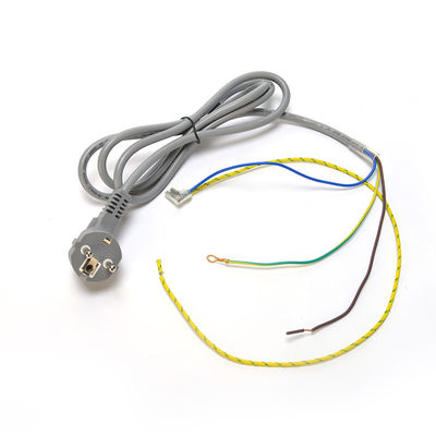 Stroomkabel Eu Plug met open eind gestript ringen H05vv-f 3g1.0mm2 Cee7/7 Euro stroomkabel 1.5mm en standaard aarding