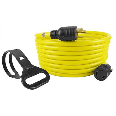 30A nominale stroom wisselstroom stopcontact stroomverlengkabel voor vaatwasser 250V NEMA L6-30P tot L6-30R