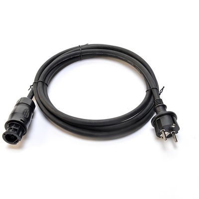 Rubber Isolation H07RN-F Schuko Plug AC Power Cord voor Betteri BC01 IP68 Connector en zonnepanelenomvormer