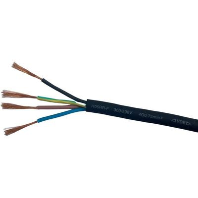 TPU Rubber Sheathed Evc Cable 16a/480v H07bz5-f 5x2.5mm2 5g 2.5 1*0.5 Evblo voor EV Charging Temperatuurbereik -40C tot 90C