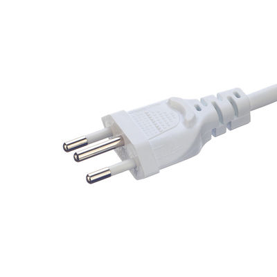 Aanpassing Brazilië 10A/250V 3 Pin Plug 3x0.75MM2 PS4 stroomkabel voor zoutlamp Gecertificeerd volgens DIN VDE 0620/EN 50075 1990