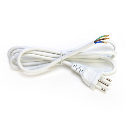 Aanpassing Brazilië 10A/250V 3 Pin Plug 3x0.75MM2 PS4 stroomkabel voor zoutlamp Gecertificeerd volgens DIN VDE 0620/EN 50075 1990