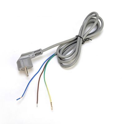 16A Plug VDE H05vv-f 3g1.0mm2 Draad gestript met open eind aangepast AC Computer Power Euro Cord Best welkom Mode