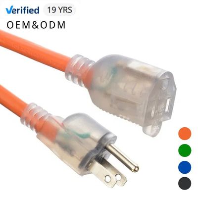 Heavy Duty ETL Certified Outdoor SJTW 8/10/12 AWG Extension Cord for Garden Patio Outdoor Need Weerbestendige industriële